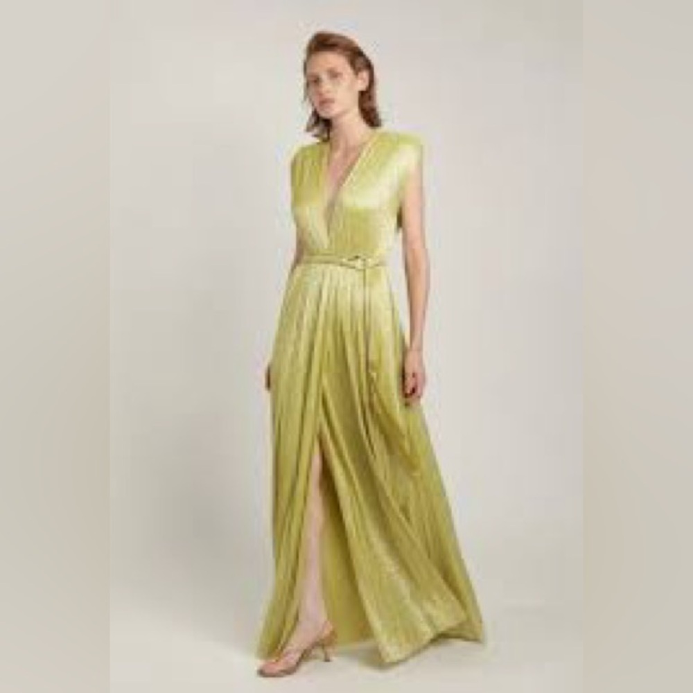 Sabina Musayev Savory Dress in Sunny Lime